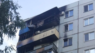 В Балаково только что на Комсомольской погорело несколько квартир