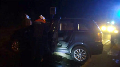 Новая жертва трассы-убийцы у Натальино очередной автомобиль врезался в столб