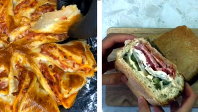 Завтрак с TikTok быстрая вкусняшка и сэндвич из буханки