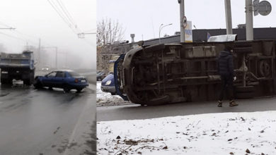 В Балаково произошли ДТП с КамАЗом и ЗИЛом