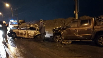 На шлюзовом мосту в Балаково погиб водитель после столкновения на встречке