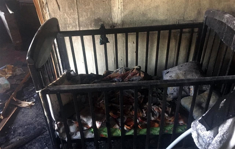 В Балаково на пожаре пострадал 8-месячный ребенок