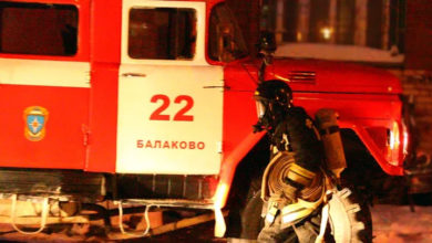 Во время пожара в Балаково пострадала двухлетняя девочка