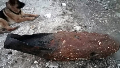 В Волге нашли авиабомбу