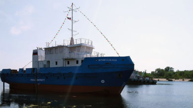 Арктический катер «Юрий Бабаев» вошел в воды балаковского судоходного канала