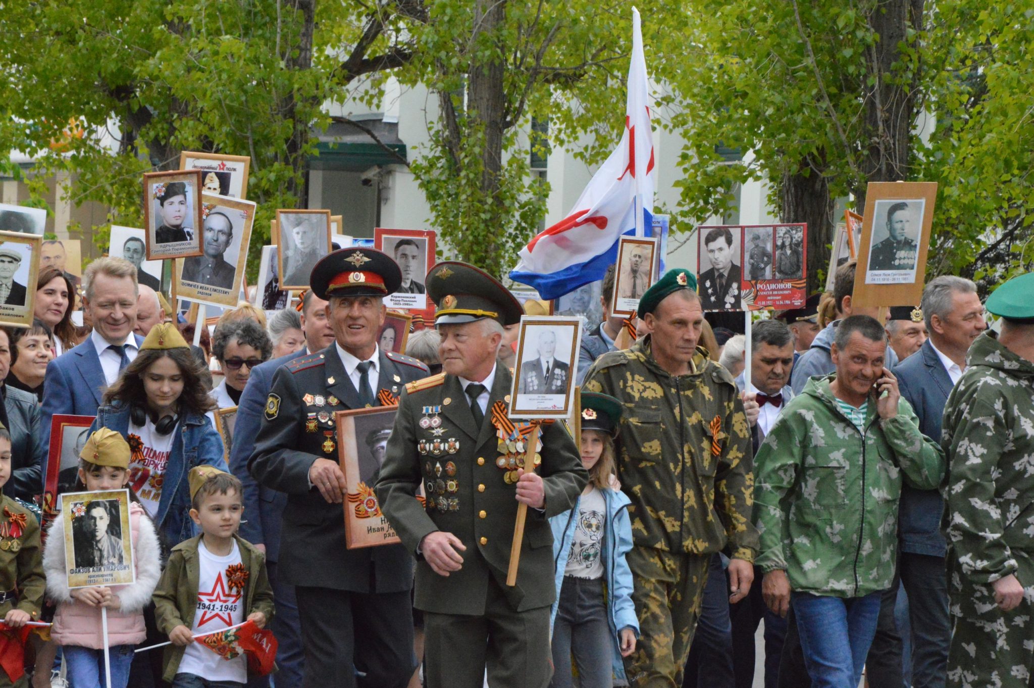 бессмертный полк в кольчугино