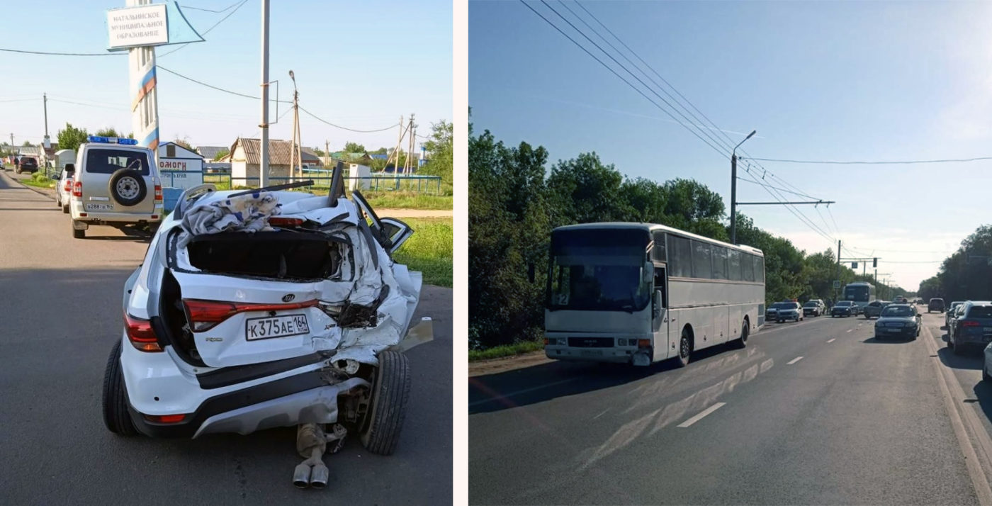 ДТП на трассе-убийце у храма в Натальино: столкнулись 3 автомобиля,  пострадали 3 человека | Газета Балаково